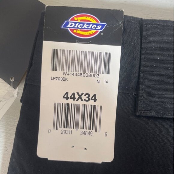 Dickies Ripstop Tactical Pant Mens 44x34 Black Workwear Utility Pants - Picture 8 of 11